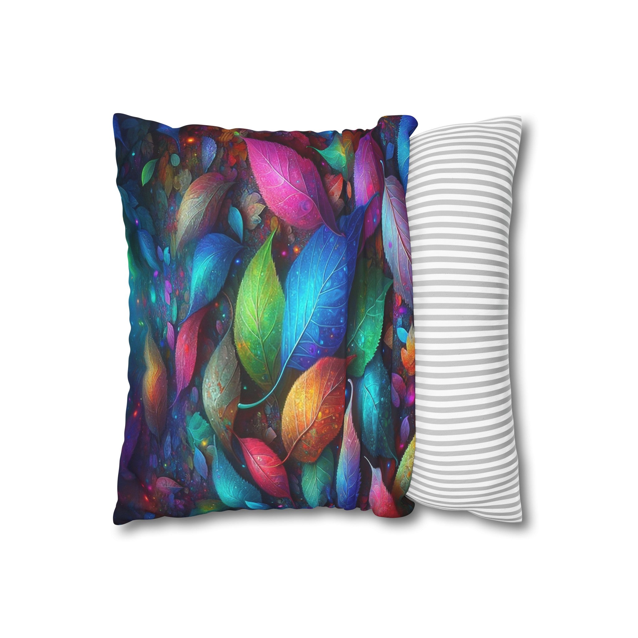 Magical leaves (3) - Suede Square Pillowcase