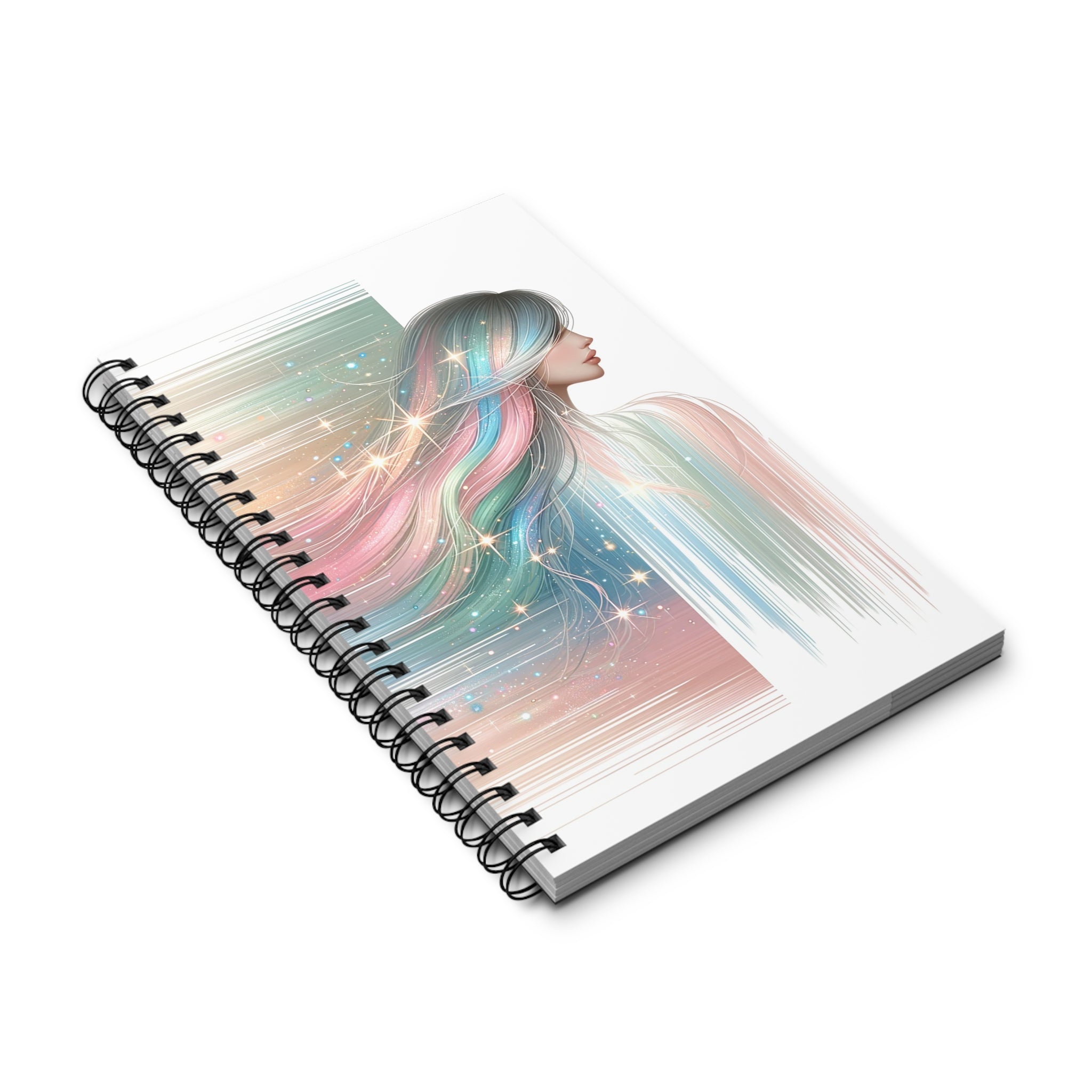 Lady with colourful hair - Spiral Journal (EU)