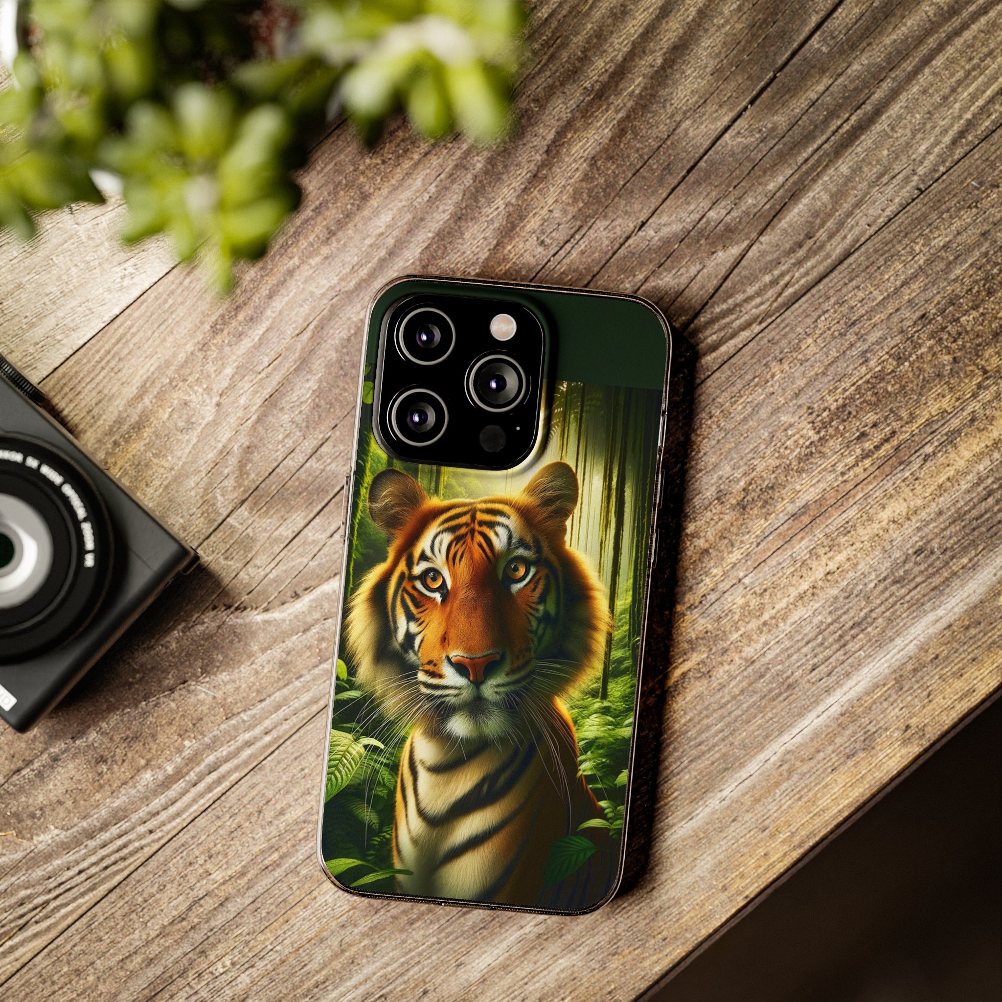 Curious Tiger - Soft Phone Cases