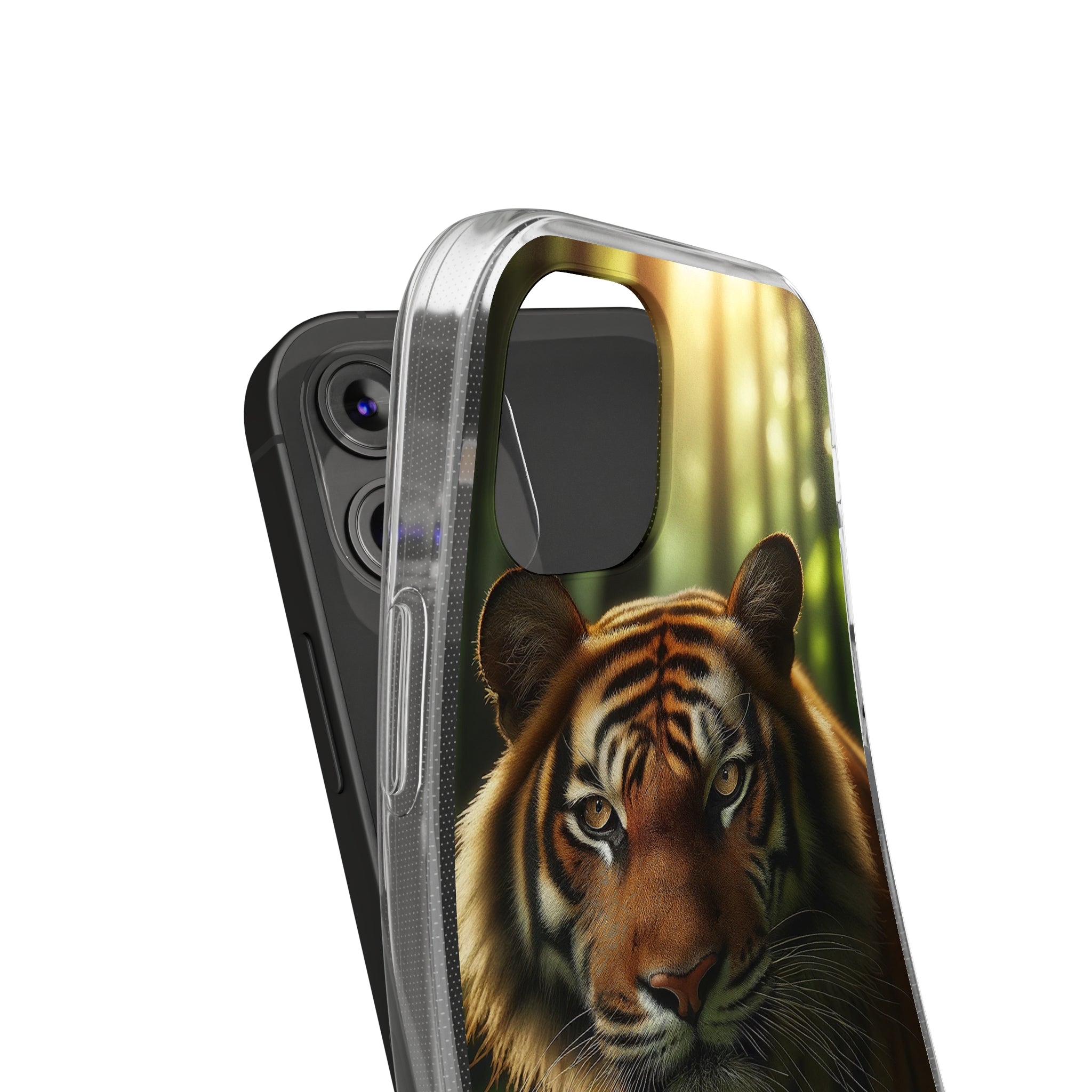 Curious Tiger - Soft Phone Case