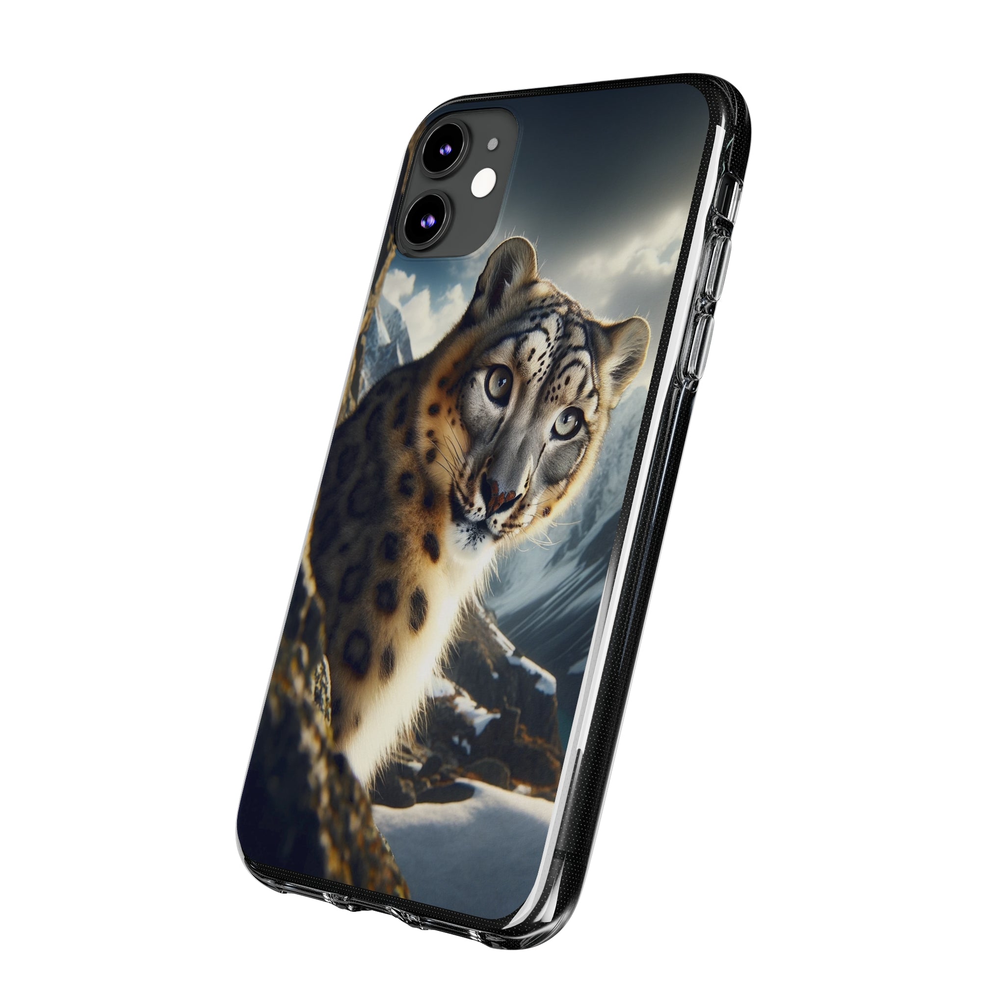 Snow Leopard - Soft Phone Case