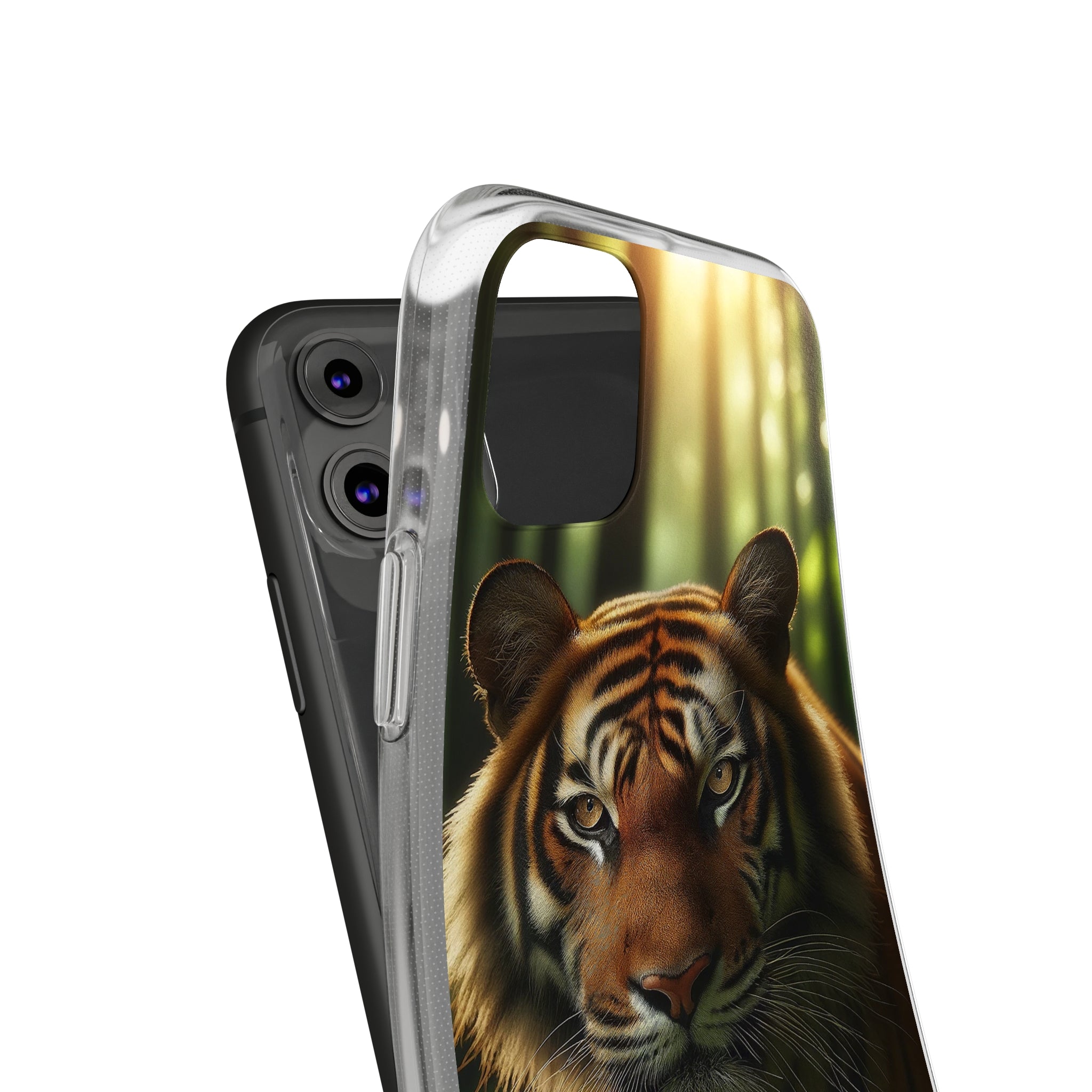 Curious Tiger - Soft Phone Case