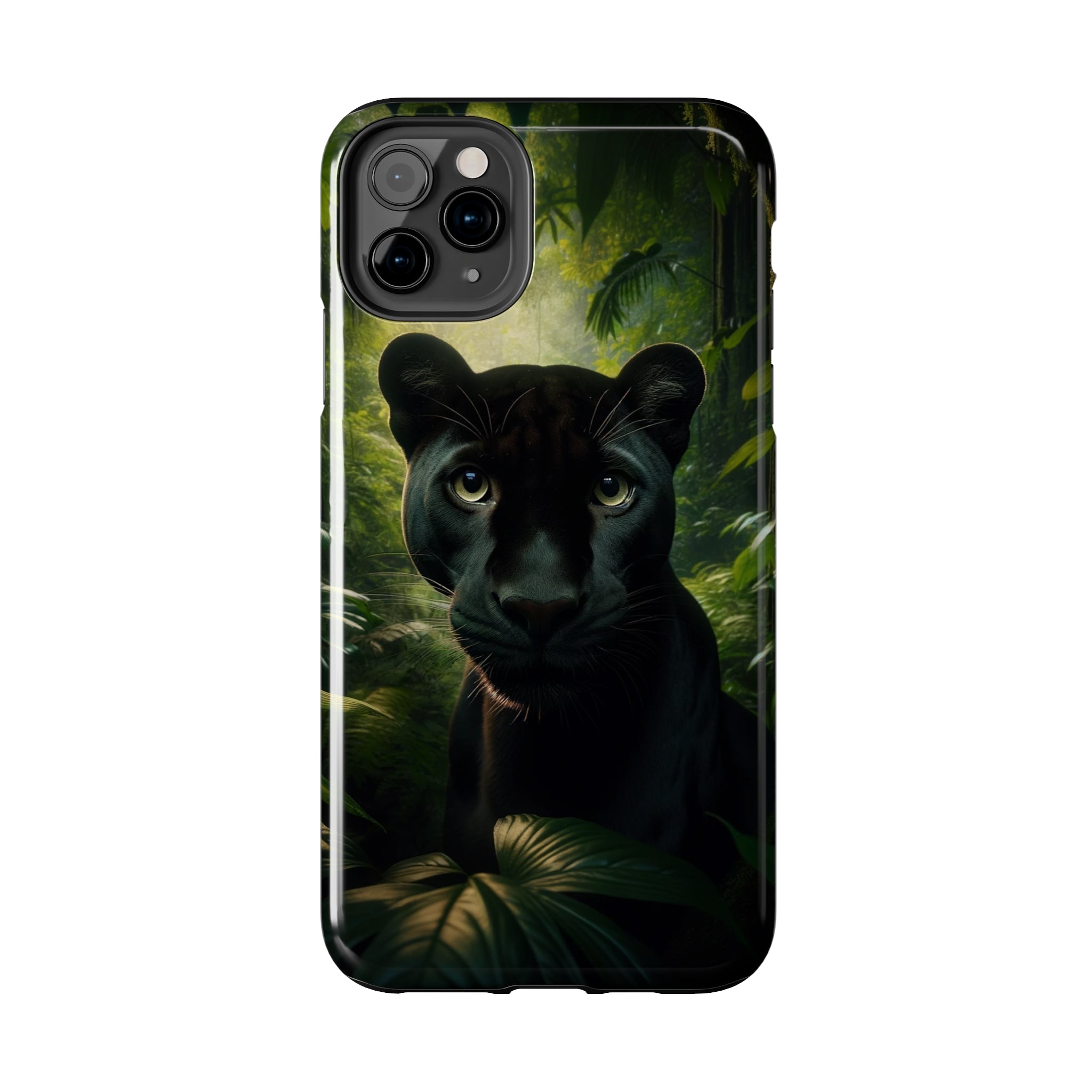 Curious black panther - Tough Phone Case