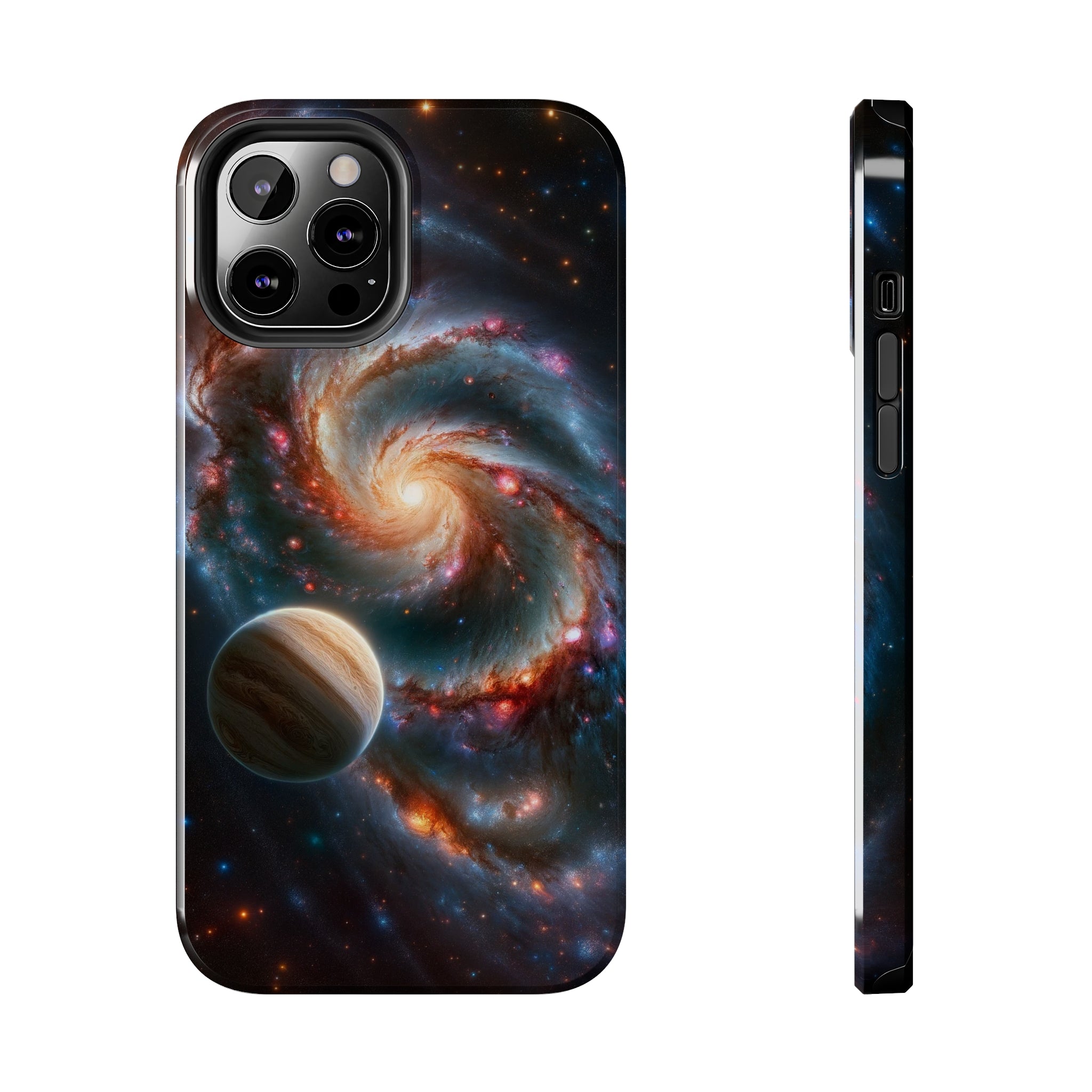 Yellow planet and wormhole - Tough Phone Case