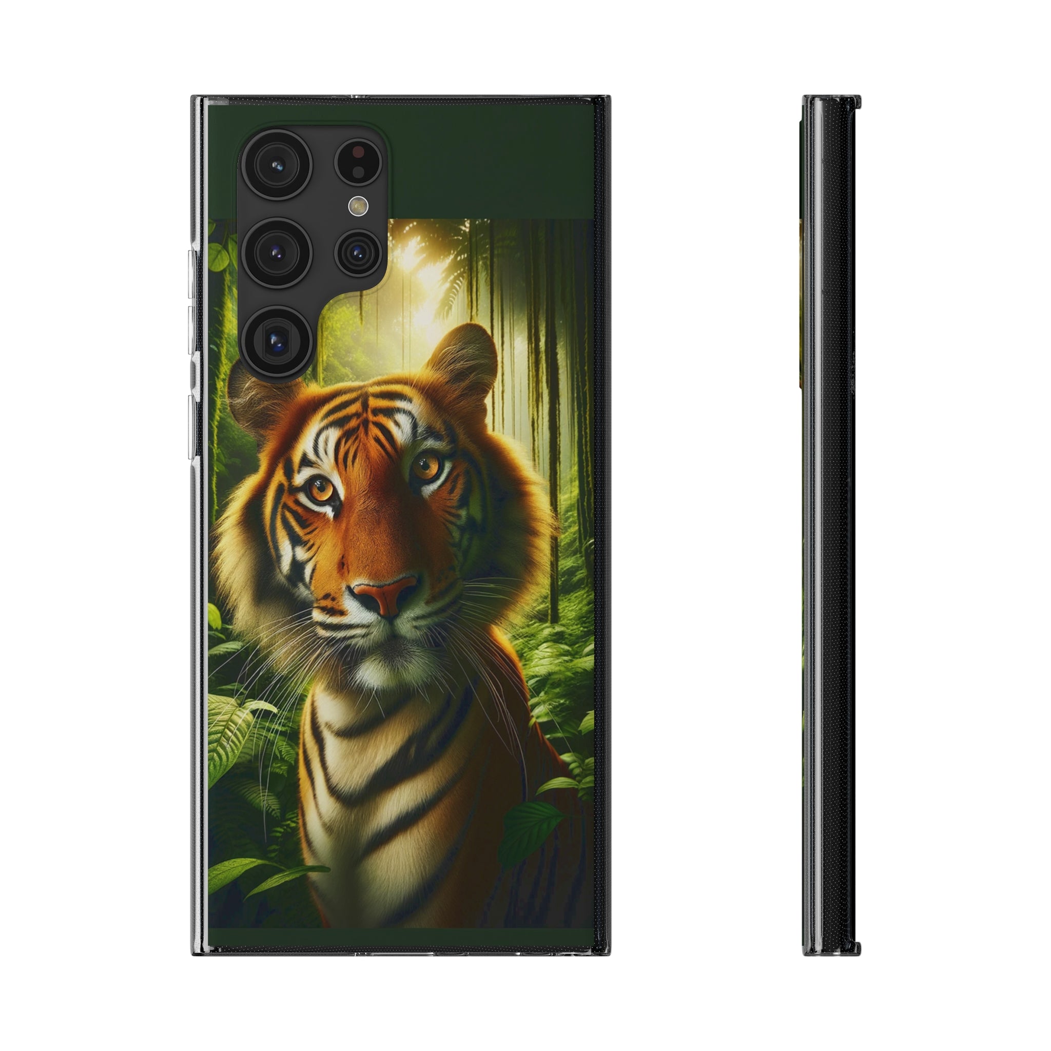 Curious Tiger - Soft Phone Cases