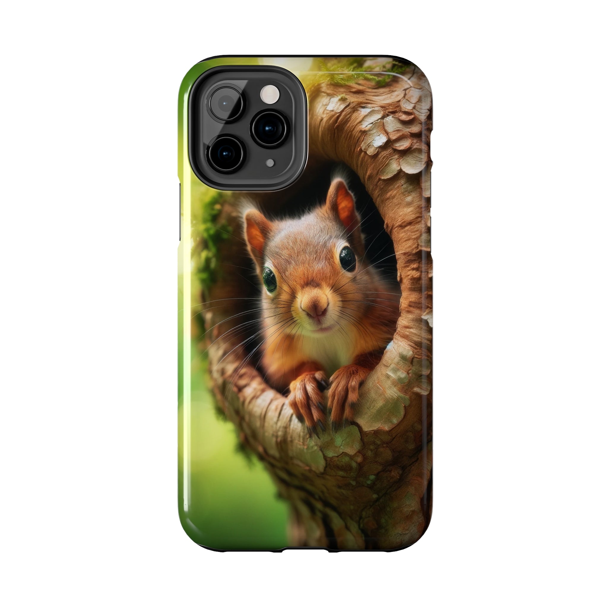 Squirrel in a tree - Tough Phone Case