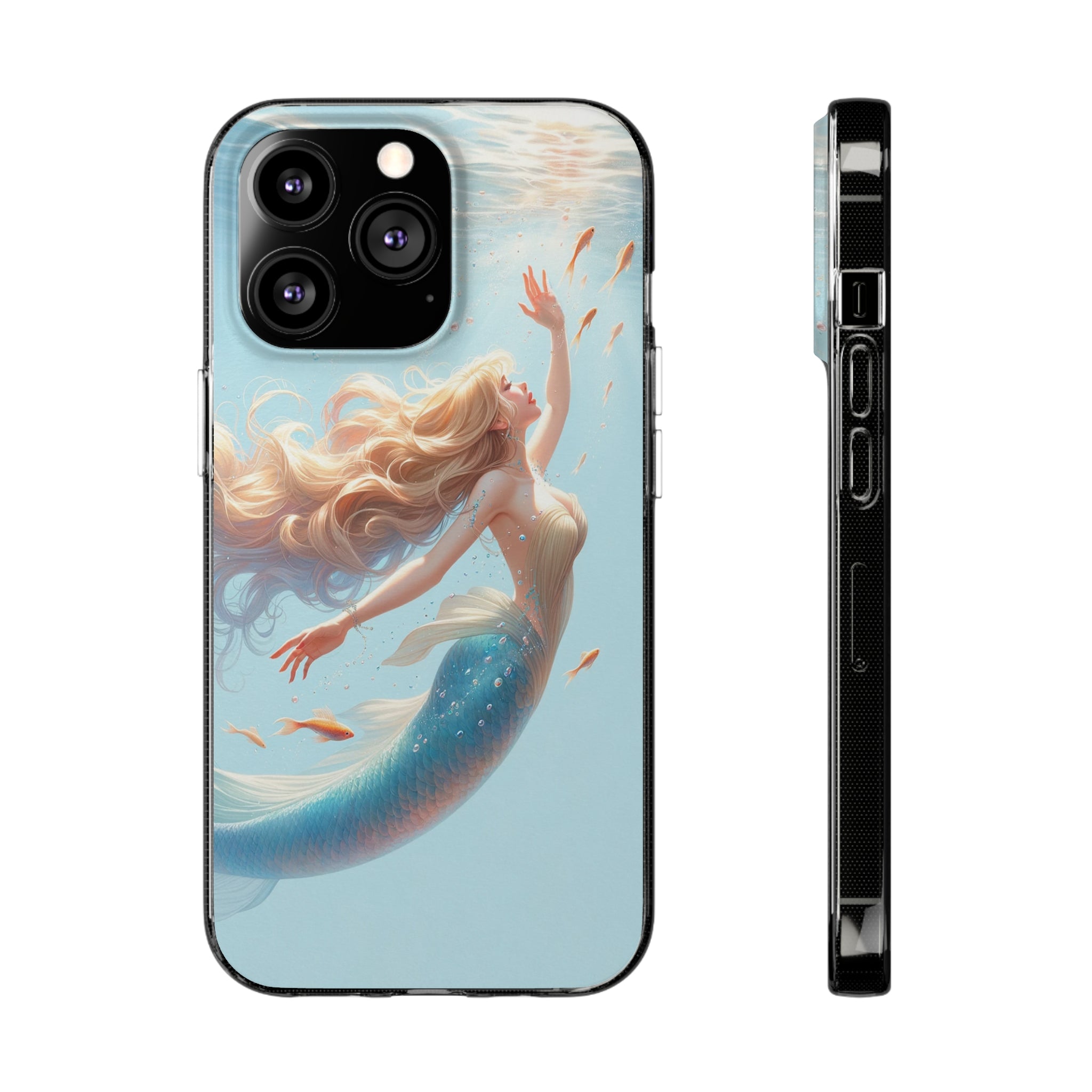 Blond Mermaid - Soft Phone Case