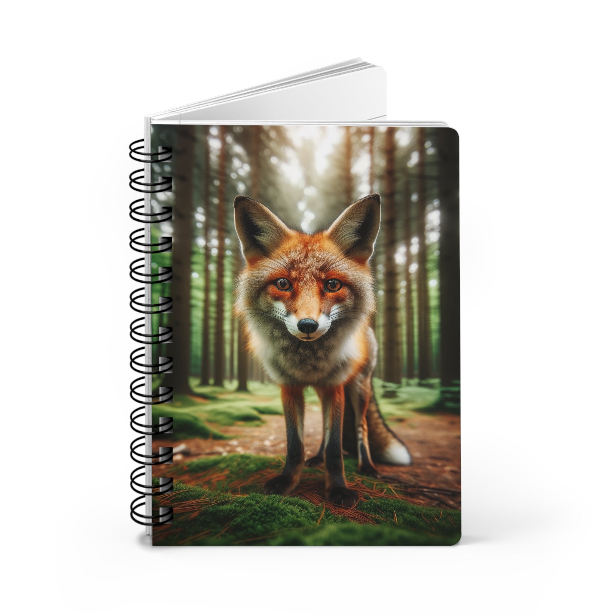 A curious fox - Spiral Notebook