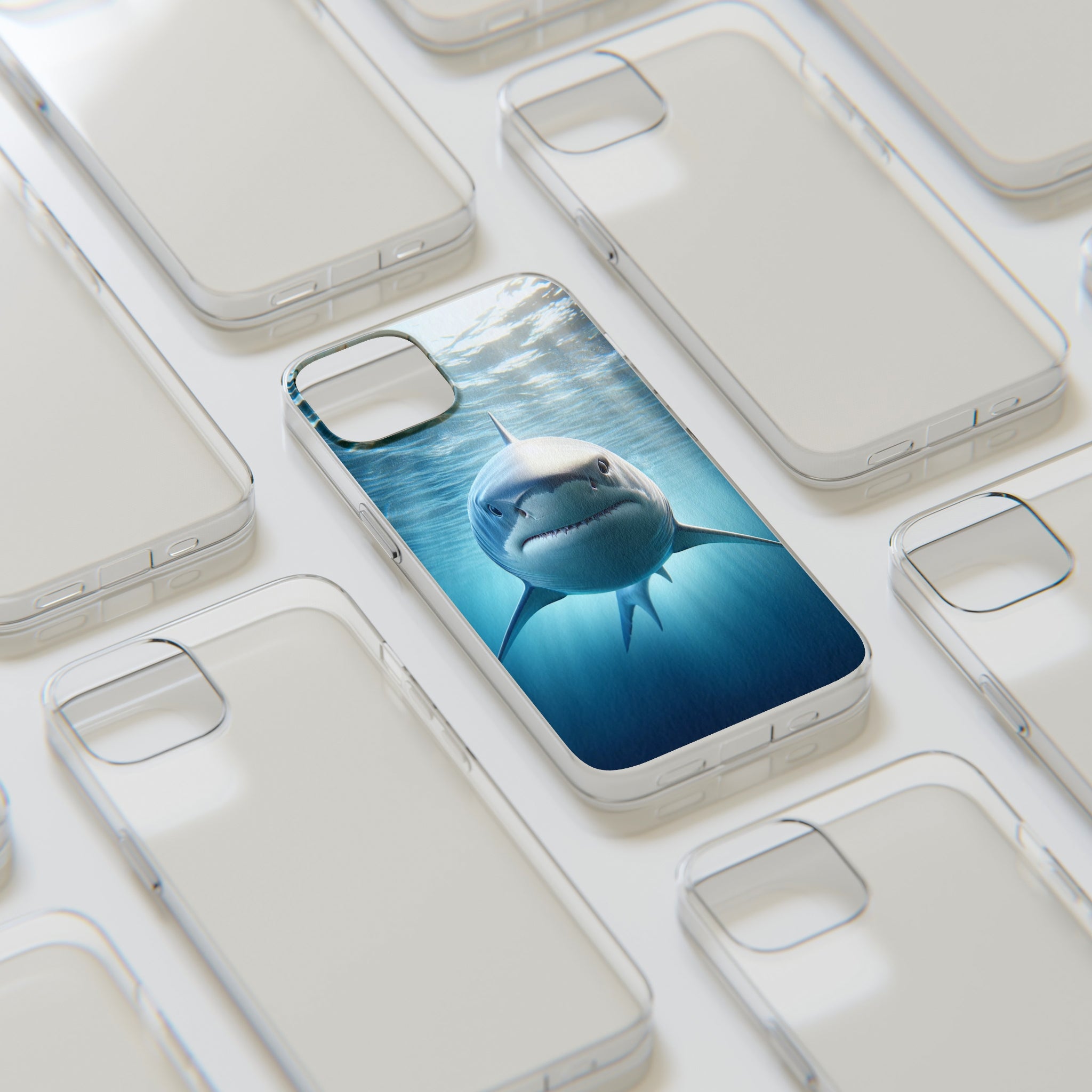 Curious Shark - Soft Phone Case